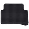 Vidaxl autobodemmat 4 pcs zwart geschikt voor mercedes e 09-16 rubber