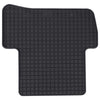 Vidaxl autobodemmat 4 pcs zwart geschikt voor c-class w205 4d achter