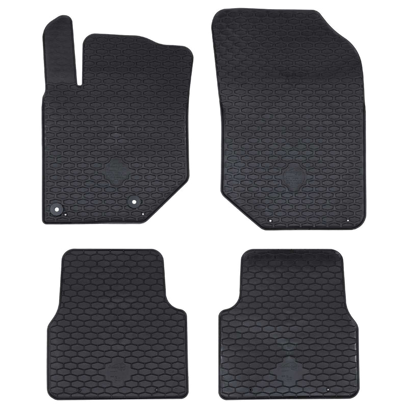 Vidaxl autobodemmat 4 pcs zwart geschikt voor c4 , c4x , 2008 tpe