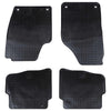 Vidaxl autobodemmat 4 pcs zwart geschikt voor vw polo 10 01-09 ns