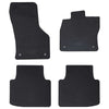 Vidaxl autobodemmat 4 pcs zwart geschikt voor vw arteon 4d achter tpe