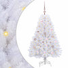 Vidaxl kunstmatige inklapbare kerstboom wit 120 cm pvc en staal