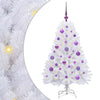 Vidaxl kunstmatige inklapbare kerstboom wit 120 cm pvc en staal