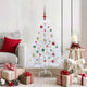 Vidaxl kunstmatige inklapbare kerstboom wit 120 cm pvc en staal