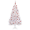 Vidaxl kunstmatige inklapbare kerstboom wit 180 cm pvc en staal