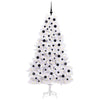 Vidaxl kunstmatige inklapbare kerstboom wit 180 cm pvc en staal