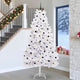 Vidaxl kunstmatige inklapbare kerstboom wit 270 cm pvc en staal