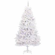 Vidaxl kunstmatige inklapbare kerstboom wit 270 cm pvc en staal - afbeelding 3