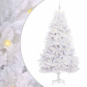 Vidaxl kunstmatige inklapbare kerstboom wit 270 cm pvc en staal - afbeelding 2