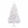 Vidaxl kunstmatige inklapbare kerstboom wit 270 cm pvc en staal