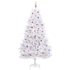 Vidaxl kunstmatige inklapbare kerstboom wit 270 cm pvc en staal