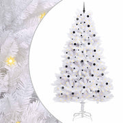 Vidaxl kunstmatige inklapbare kerstboom wit 300 cm pvc en staal - afbeelding 2