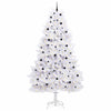 Vidaxl kunstmatige inklapbare kerstboom wit 300 cm pvc en staal