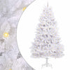 Vidaxl kunstmatige inklapbare kerstboom wit 300 cm pvc en staal