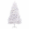 Vidaxl kunstmatige inklapbare kerstboom wit 300 cm pvc en staal