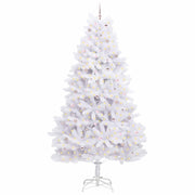 Vidaxl kunstmatige inklapbare kerstboom wit 300 cm pvc en staal - afbeelding 3