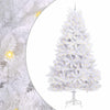 Vidaxl kunstmatige inklapbare kerstboom wit 300 cm pvc en staal