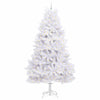 Vidaxl kunstmatige inklapbare kerstboom wit 300 cm pvc en staal