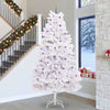 Vidaxl kunstmatige inklapbare kerstboom wit 300 cm pvc en staal