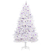Vidaxl kunstmatige inklapbare kerstboom wit 300 cm pvc en staal