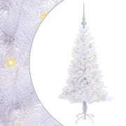 Vidaxl kunstkerstboom met 150 led wit 120 cm pvc en staal - afbeelding 2