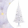 Vidaxl kunstkerstboom met 150 led wit 120 cm pvc en staal