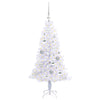 Vidaxl kunstkerstboom met 150 led wit 120 cm pvc en staal