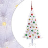 Vidaxl kunstkerstboom met 150 led wit 120 cm pvc en staal