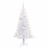 Vidaxl kunstkerstboom met 150 led wit 150 cm pvc en staal