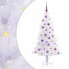 Vidaxl kunstkerstboom met 150 led wit 150 cm pvc en staal
