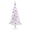 Vidaxl kunstkerstboom met 150 led wit 150 cm pvc en staal