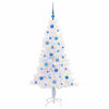 Vidaxl kunstkerstboom met 150 led wit 150 cm pvc en staal