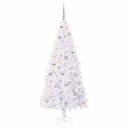 Vidaxl kunstkerstboom met 300 led wit 180 cm pvc en staal - afbeelding 3