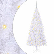 Vidaxl kunstkerstboom met 300 led wit 180 cm pvc en staal - afbeelding 2