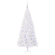 Vidaxl kunstkerstboom met 300 led wit 180 cm pvc en staal - afbeelding 3