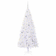 Vidaxl kunstkerstboom met 300 led wit 180 cm pvc en staal - afbeelding 3