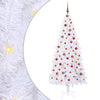Vidaxl kunstkerstboom met 300 led wit 210 cm pvc en staal