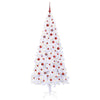 Vidaxl kunstkerstboom met 300 led wit 210 cm pvc en staal