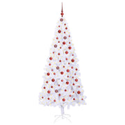Vidaxl kunstkerstboom met 300 led wit 210 cm pvc en staal - afbeelding 3