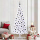 Vidaxl kunstkerstboom met 300 led wit 210 cm pvc en staal