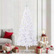 Vidaxl kunstkerstboom met 300 led wit 210 cm pvc en staal