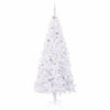 Vidaxl kunstkerstboom met 300 led wit 210 cm pvc en staal