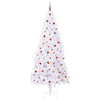 Vidaxl kunstkerstboom met 300 led wit 240 cm pvc en staal
