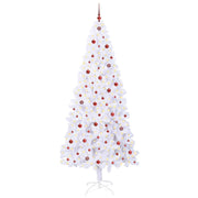Vidaxl kunstkerstboom met 300 led wit 240 cm pvc en staal - afbeelding 3