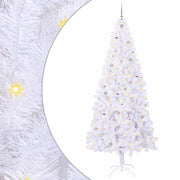Vidaxl kunstkerstboom met 300 led wit 240 cm pvc en staal - afbeelding 2