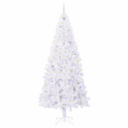 Vidaxl kunstkerstboom met 300 led wit 240 cm pvc en staal - afbeelding 3