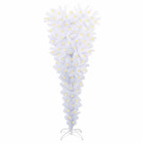 Vidaxl kunstkerstboom met 150 led wit 120 cm pvc en staal - afbeelding 3