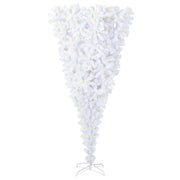 Vidaxl kunstkerstboom met 300 led wit 240 cm pvc en staal - afbeelding 3