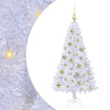 Vidaxl kunstkerstboom met 150 led wit 120 cm pvc en staal