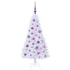 Vidaxl kunstkerstboom met 150 led wit 120 cm pvc en staal